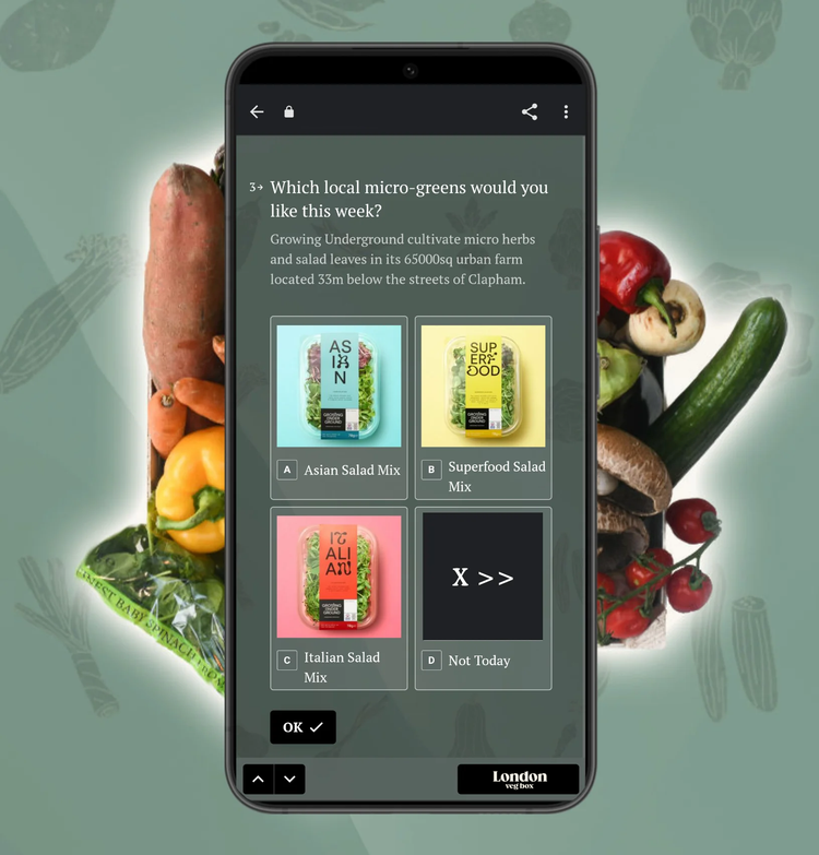 The Fruit & Veg Box London Veg Box